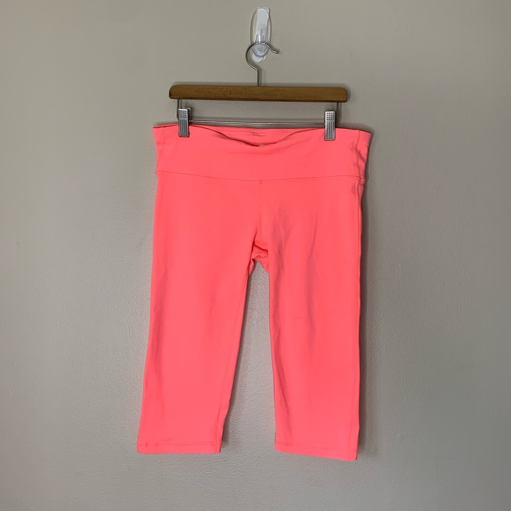 Gap pink orange capris